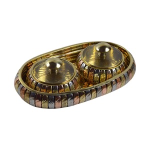 Multi-Tone Metal Spice <b>Jar</b> with Glass Lid Durable <b>Herb</b> Storage Container for Kitchen Use - Product Image 3