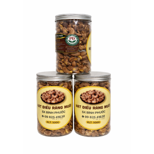 Noix de cajou grillées salées de qualité supérieure, saveur riche et saine, 250g 500g, marque privée, origine Vietnam, personnalisation de la marque - Product Image 1