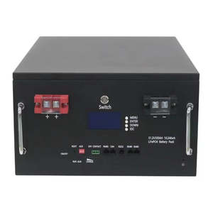 Batterie au lithium-ion Lifepo4 solaire 48V 200Ah 5kWh avec couleur noire et poids de 90 kg pour les murs solaires - Product Image 3