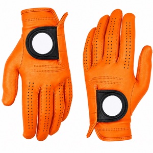Guantes de golf 100% de cuero suave de primera calidad para unisex, antideslizantes, transpirables, servicio OEM, guantes de golf con logotipo personalizado. - Product Image 2