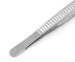 Pinces à tissus de dissection, multi-usages, à bout droit, 1x2, à dents de rat, Kocher, de qualité supérieure - Product Image 3