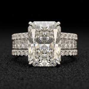 Elegante Anillo de Diamantes de Platino, Joyería Premium para Bodas, Compromisos, Fiestas y Regalos - Product Image 1