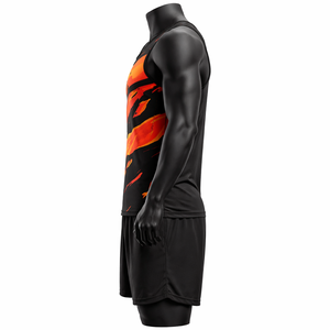 Unisex Sublimated Tank Top Shorts Set Quick Dry Breathable Basketball Apparel <b>Athletic</b> Fit All Seasons Sleeveless Print Sport - Product Image 3
