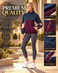 Hot Selling Winter Solid Crop Top Fit <b>Windbreaker</b> Tracksuit Set <b>Women</b> Waterproof Lightweight Running Sports Jacket Pants - Product Image 6