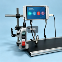 Imprimante à jet d'encre TIJ en ligne Text K Smart Tech KT-7 avec écran tactile intelligent de 7 pouces, machine de codage de codes QR