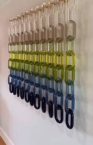Chaînes en résine transparente écologique de haute qualité, faites à la main, colorées, pour décoration murale, projets DIY, ange artistique - Product Image 3