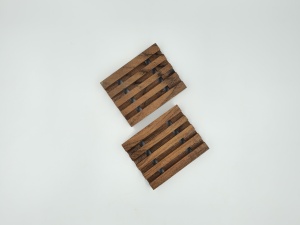 Porte-savon rectangulaire en bois d'acacia écologique, antidérapant, durable et classique - Product Image 4