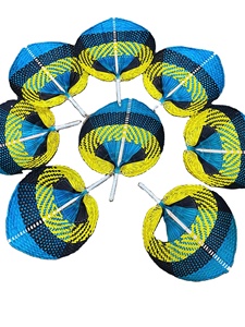Éventail en bambou en gros, accessoire décoratif tissé en feuille de palmier naturelle pour la décoration intérieure, les souvenirs et les boutiques de cadeaux - Product Image 1