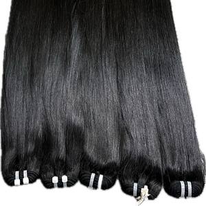 Paquets de cheveux crus vietnamiens vierges de couleur claire de qualité de luxe Extensions de cheveux respectueuses de la teinture - Product Image 2