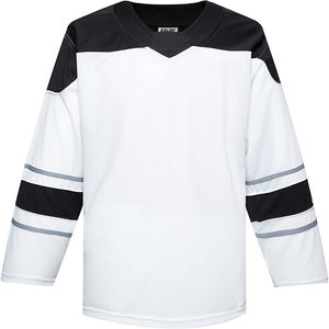 Maillot de hockey sur glace personnalisé imprimé par sublimation - Motif couleur unie 100% polyester coupe-vent écologique respirant à prix réduit - Product Image 1