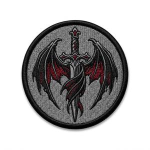 Parches personalizados termoadhesivos de bordado a máquina con diseños de Mano de Zombi, Murciélago, RIP y distintivos circulares, para venta al por mayor de prendas de vestir, chaquetas y equipamiento de motociclista - Product Image 5