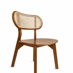 Chaise de salle à manger en teck tressé durable, qualité export, style scandinave, sans accoudoirs, pour restaurant, hôtel, café - Achat en gros - Product Image 2