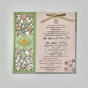 Tarjetas de boda elegantes con temática pastel, diseños florales, papel premium, impresión personalizada y estilo de invitación de lujo - Product Image 4