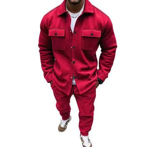 Traje Deportivo Casual de Alta Gama para Hombre, Bordado con Letras, Diseño Otoño-Invierno - Product Image 3