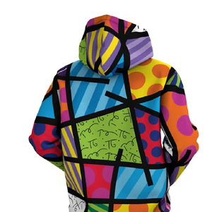 Sweat à capuche en polaire d'hiver de qualité supérieure, impression numérique couleur intégrale, logo personnalisé, texte, image, pull-over, streetwear, mode unisexe - Product Image 2