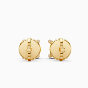 Pendientes de Diamante Cultivado en Laboratorio, Corte Brillante, Oro Sólido de 14K, Modernos para Mujer, Certificados por IGI, Perforados con Láser, Color Blanco D, E 3.196g - Product Image 2