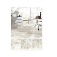 Carreaux de sol en porcelaine vitrifiée polie émaillée double charge pleine masse 600x1200 de qualité export pour décoration de salon 9mm