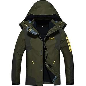 เสื้อแจ็คเก็ตพัฟเฟอร์มีฮู้ดสำหรับผู้ชายสำหรับฤดูหนาว บุด้วยใยโพลีเอสเตอร์ ทนทาน ดีไซน์วินเทจพร้อมโลโก้ด้านหน้า - Product Image 3