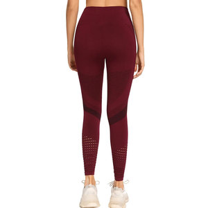 Leggings de fitness pour femmes et adolescentes, taille mi-haute, impression par sublimation personnalisée, antibactériens, respirants, en polyester/coton - Product Image 6