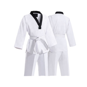 Uniforme de Karate Azul, 100% Algodón, Resistente, Unisex para Adultos, Corte Regular, Kit de Ropa para Artes Marciales - Product Image 5