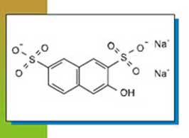 อาร์-ซอลต์ 2-แนฟทอล-3,6-ไดซัลโฟนิก แอซิด สารอินทรีย์ขั้นกลางสำหรับสีผสมอาหาร CAS 135-51-3 ชีฟนาธ อินดัสทรีส์ ความบริสุทธิ์ขั้นต่ำ 60% - Product Image 2
