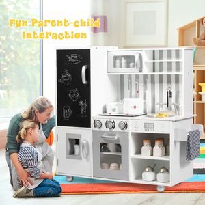 Ensemble de cuisine en bois à sonorité réelle pour jeu d'imitation et jouets alimentaires pour enfants - Product Image 5