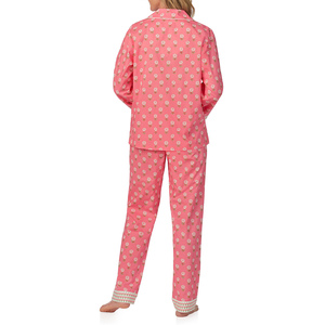 Ensemble de pyjama à carreaux de style japonais pour femmes, en coton double gaze, vêtements de nuit, printemps automne, taille élastique, vêtements de maison, vêtements de détente - Product Image 3