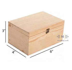 Caja de madera para organizar artesanías, regalos para el hogar, artesanías, artesanías, cajas de madera para joyas, fruta seca - Product Image 3