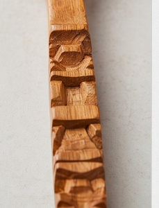 Juego de cubiertos de bambú pulidos a mano, diseño tradicional, reutilizables, perfectos para restaurantes, postres y accesorios de vajilla. - Product Image 2