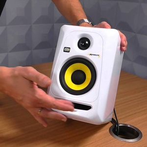 Enceintes de studio professionnelles bi-amplifiées KRK Rokit 5 G4, paire, blanches - Product Image 3