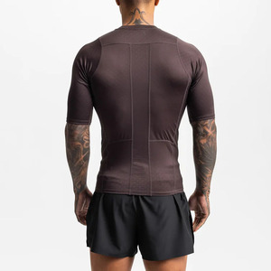 T-shirts de sport à manches longues pour hommes, compression, séchage rapide, entraînement, course à pied, fitness, automne, prix bas. - Product Image 1