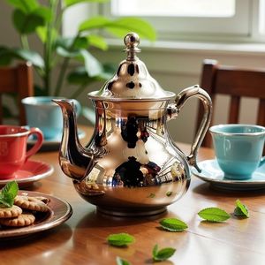 Metal <b>tea</b> kettle engraved <b>tea</b> pot vintage <b>tea</b> kettle traditional teapot hammered copper kettle <b>Arabic</b> <b>tea</b> pot Moroccan teapot - Product Image 5