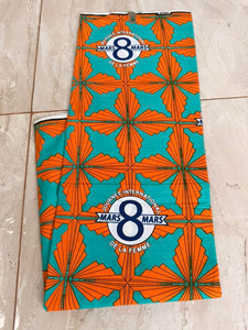 Tissu en coton imprimé Ankara africain sur mesure en gros pour vêtements de festival, fabricant OEM ODM personnalisé - Product Image 3