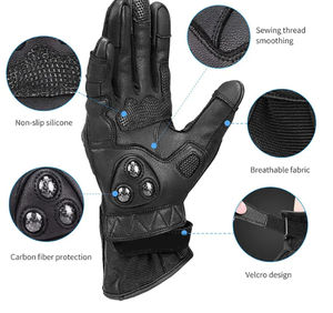 Guantes de Motocicleta con Forma Personalizada |   Ajuste ergonómico de precisión para el control del acelerador |   Calidad de Exportación Global - Product Image 2