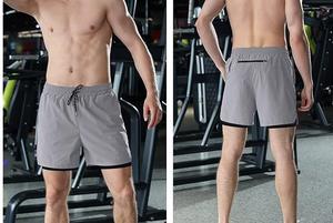 Pantalones Cortos Casuales para Hombre, Pantalones Cortos Deportivos de Poliéster para Gimnasio, Baloncesto, Ropa Deportiva, Pantalones Cortos de Playa, Pantalones Cortos para Correr, Yoga - Product Image 3