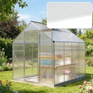 Panneau de serre transparent pour serres de jardin et pièces - Product Image 1