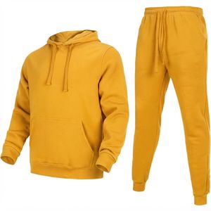 Unisex <b>Purple</b> Hooded Tracksuit Set Full Sleeve Solid Color Casual Joggers With Drawstring Pockets Regular Fit Autumn Wear - Product Image 5