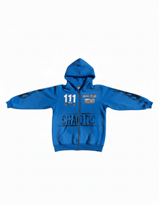 Sudadera con capucha negra para hombre de alta calidad, con cremallera, logotipo impreso personalizado, totalmente lavada. - Product Image 3