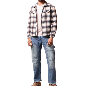 Men's Winter Casual Denim <b>Jacket</b> 100% Cotton Comfortable Fabric Wholesale Best Quality Customizable Free Sample - Product Image 4
