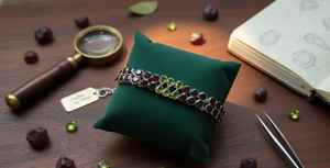 German Silver Nickel Lead Free Classic Gift Jewelry Natural <b>PERIDOT</b> And Garnet Gemstones Natural Stone Jewelry 20% Off Gift - Product Image 4