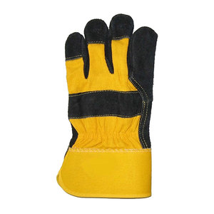 Leather Work <b>Gloves</b> Real Leather Working <b>Gloves</b> Outdoor Protective Heavy Duty Anti-Slip Cut Resistant Leather Working <b>Gloves</b> - Product Image 3