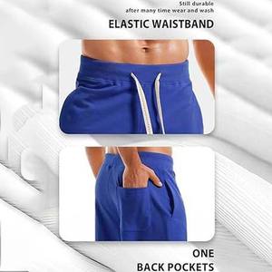 Pantalones Cortos Casuales de Poliéster/Algodón para Hombre, Estilo Urbano, con Bolsillos, Transpirables, de Secado Rápido, Estampados, para Playa, Verano - Product Image 3