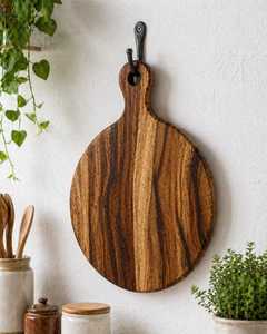 Tabla de Cortar de Madera de Acacia Hecha a Mano, Resistente, Forma Rectangular, 1.2 cm de Grosor, Apta para Lavavajillas, Tabla de Cocina para el Hogar y Restaurantes - Product Image 1