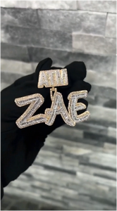 จี้เพชรทรงบาแกตต์ GRA มอยส์ซาไนต์ ชุบทอง 18k แบบกำหนดเองสำหรับแร็ปเปอร์  พร้อมจี้เงินแท้ 925 สำหรับงานปาร์ตี้  สำหรับทั้งชายและหญิง - Product Image 6