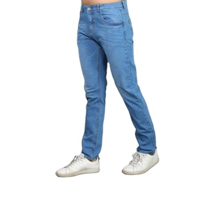 กางเกงยีนส์ทรงตรงเอวสูงสำหรับผู้ชายกางเกงอินเทรนด์ลำลองยืดได้ทั่วไปใส่ในฤดูใบไม้ร่วงเป็นมิตรกับสิ่งแวดล้อม - Product Image 5