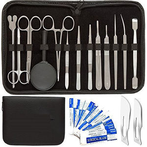 Kit de dissection réutilisable en acier inoxydable de classe I, ensemble d'outils de laboratoire de biologie éducatifs, ensemble d'outils d'étude anatomique, certifié Pentax CE - Product Image 1
