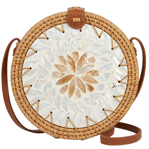 Bolso Redondo de Ratán para Mujer, Bolso Redondo de Paja y Ratán, Venta al por Mayor Directa de Fábrica, Precios Económicos, Tamaño Personalizable, Se Acepta OEM y ODM - Product Image 1