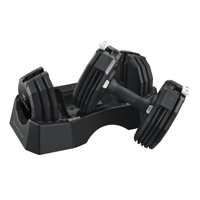 Mancuernas ajustables recubiertas de goma, equipo de gimnasio de 25KG, venta al por mayor, 55LB