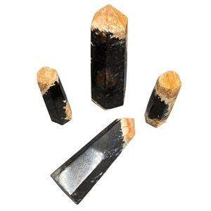 Obelisco Decorativo de Piedra Pulida de Raíz de Palma Natural Premium con Diseño de Ojo Único para el Hogar y Colección - Product Image 5