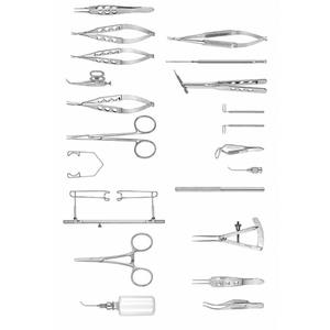 Conjunto Completo de Instrumentos Quirúrgicos Oftálmicos con Micro Tijeras, Calibradores y Espéculos para Clínicas de Cirugía Ocular - Product Image 3